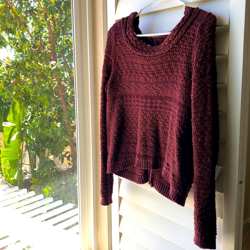 Anthropologie Moth cropped sweater top size small